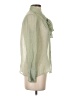 J.Crew 100% Silk Green Long Sleeve Silk Top Size 00 - photo 4