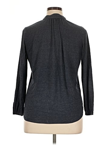 Green Envelope Long Sleeve Polo (view 2)