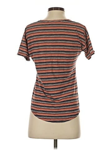 Madewell Whisper Cotton Crewneck Tee in Nealy Stripe (view 2)