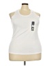 Athletic Works 100% Polyester White Active Tank Size 22 - photo 1