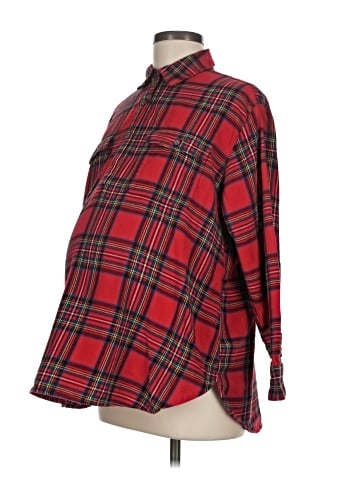 Old Navy - Maternity Long Sleeve Button-Down Shirt (view 1)