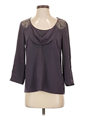 Tibi 3/4 Sleeve Silk Top (view 1)