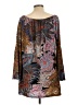 Win Win Paisley Brown Casual Dress Size L - photo 2