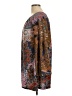 Win Win Paisley Brown Casual Dress Size L - photo 5