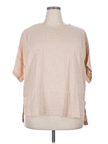 Zenana Short Sleeve Blouse (view 1)