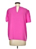 CeCe Pink Short Sleeve Blouse Size L - photo 2