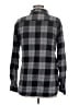 Fox Plaid Gray Long Sleeve Button-Down Shirt Size M - photo 2