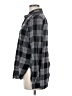 Fox Plaid Gray Long Sleeve Button-Down Shirt Size M - photo 5