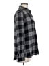 Fox Plaid Gray Long Sleeve Button-Down Shirt Size M - photo 4