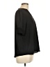 CATHERINE Catherine Malandrino 100% Polyester Black Short Sleeve Blouse Size L - photo 4