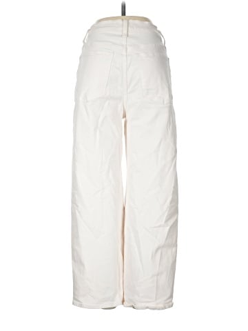 Madewell The Perfect Vintage Wide-Leg Crop Jean in Tile White (view 2)