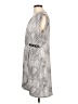 MICHAEL Michael Kors Chevron-herringbone Silver Cocktail Dress Size L (petite) - photo 5