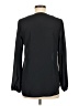 Lily White Black Long Sleeve Blouse Size M - photo 2