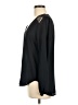 Lily White Black Long Sleeve Blouse Size M - photo 5