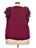 Torrid Burgundy Sleeveless Blouse Size 4X Plus (4) - photo 2
