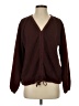 Max Studio Burgundy Cardigan Size M - photo 1