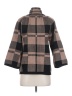 Unbranded Plaid Brown Coat Size S (estimated) - photo 2