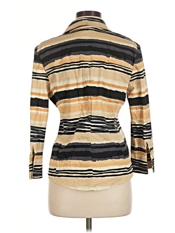 Linda Allard Ellen Tracy 3/4 Sleeve Button-Down Shirt (view 2)