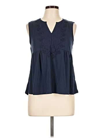 Blue Rain Sleeveless T-Shirt (view 1)