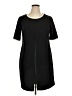 Connected Apparel 100% Polyester Solid Polka Dots Black Casual Dress Size 14 (petite) - photo 1