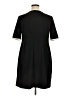 Connected Apparel 100% Polyester Solid Polka Dots Black Casual Dress Size 14 (petite) - photo 2