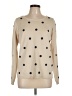 Absolutely Creative Worldwide Polka Dots Tan Pullover Sweater Size L - photo 1
