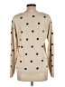 Absolutely Creative Worldwide Polka Dots Tan Pullover Sweater Size L - photo 2