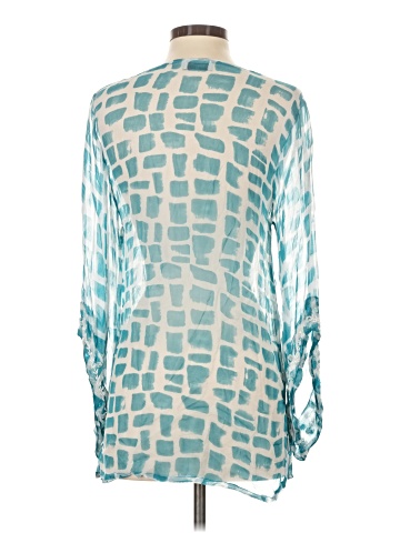 Letarte 3/4 Sleeve Silk Top (view 2)