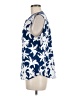 Liz Claiborne 100% Polyester Blue Sleeveless Blouse Size L (petite) - photo 5