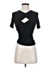 LNA Black Short Sleeve Turtleneck Size S - photo 1