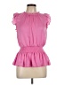 Glam Pink Sleeveless Blouse Size L - photo 1