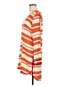 Madison Marcus Stripes Orange Casual Dress Size M - photo 5