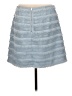 J.Crew Chevron-herringbone Blue Denim Skirt Size 8 - photo 2