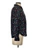 Talbots Outlet Print Black Long Sleeve Blouse Size P (petite) - photo 4
