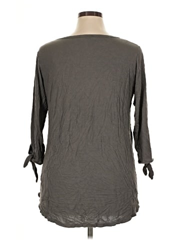 Rose + Olive 3/4 Sleeve Top (view 2)