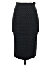 Bebe Polka Dots Black Formal Skirt Size 0 - photo 1