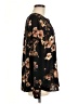 Lila Rose 100% Polyester Floral Black Long Sleeve Blouse Size M - photo 4
