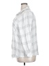 Well Worn 100% Viscose Plaid Silver 3/4 Sleeve Button-Down Shirt Size XXL - photo 5