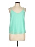 E&M Collection 100% Polyester Green Sleeveless Top Size L - photo 1