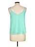 E&M Collection 100% Polyester Green Sleeveless Top Size L - photo 2