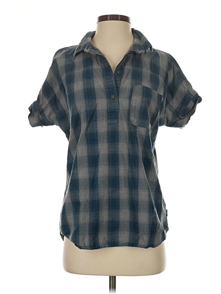 Pre-owned The North Face Short Sleeve Blouse In Blue