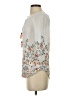 Pale Sky 100% Rayon Ivory 3/4 Sleeve Blouse Size XS - photo 5