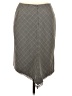 Apostrophe Argyle Gray Casual Skirt Size 6 - photo 2