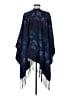 Harve Benard 100% Acrylic Blue Poncho One size - photo 2