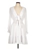 Unbranded White Casual Dress Size L - photo 1