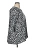 Green Envelope Animal Print Silver 3/4 Sleeve T-Shirt Size 1X - photo 4