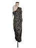 Forever 21 100% Polyester Paisley Gray Cocktail Dress Size M - photo 4