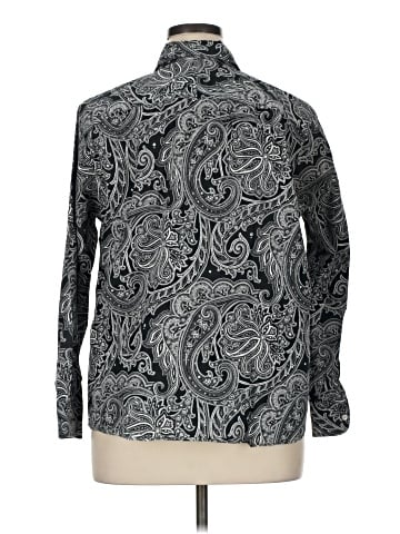 Lauren by Ralph Lauren Long Sleeve Button-Down Shirt (view 2)