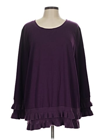 August Silk Long Sleeve Blouse (view 1)