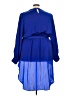 City Chic 100% Polyester Blue 3/4 Sleeve Blouse Size 22 Plus (XL) - photo 2
